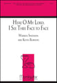 Here O My Lord I See Thee Face to Face SATB choral sheet music cover